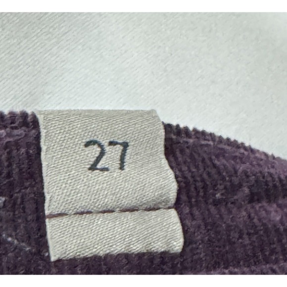 Citizens Of Humanity‎ COH Pants Women 27 Purple Corduroy Ankle High Rise Skinny - Picture 6 of 16